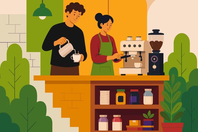 Команда Jazz Coffee Roasters у кав'ярні